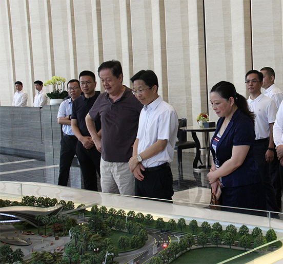 南昌市副市长宋铀一行莅临ga黄金甲集团考察调研