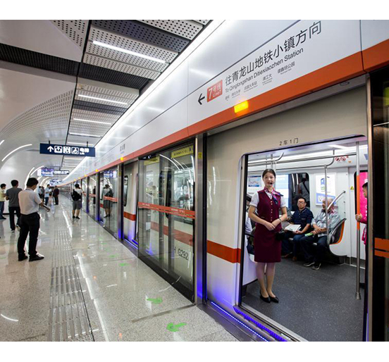 采用ga黄金甲屏蔽门系统的武汉轨道交通7号线一期、11号线东段一期国庆当日同步开通试运营