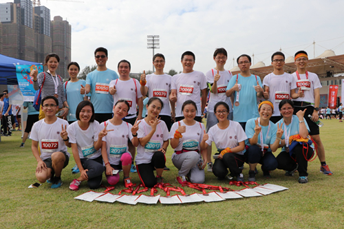 ga黄金甲获第三届“深大-中银10公里公益长跑”第三名