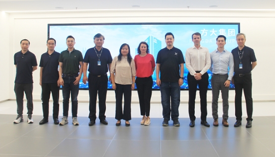 阿尔斯通全球轨道交通机电设备系统采购经理Marie SIGWAD一行到访ga黄金甲集团考察调研